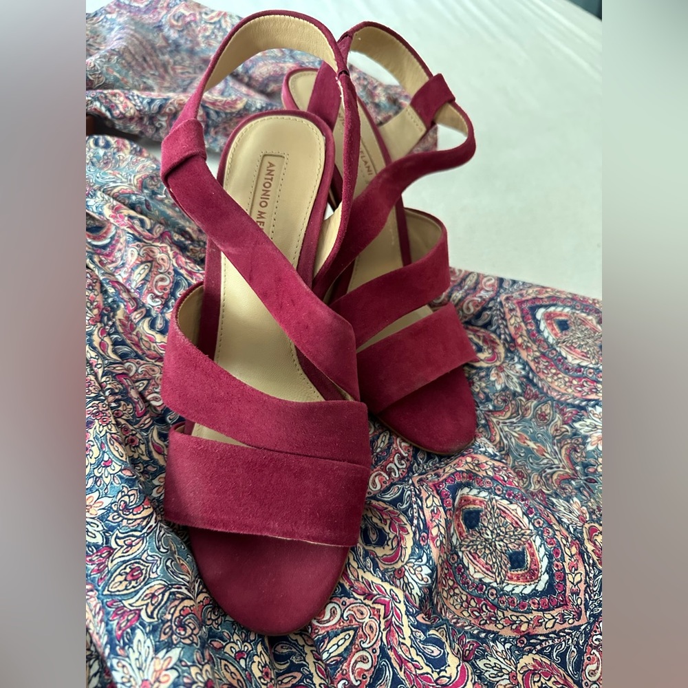 Antonio Melani Slingback genuine leather & suede shoes! Hello Fall!!!!